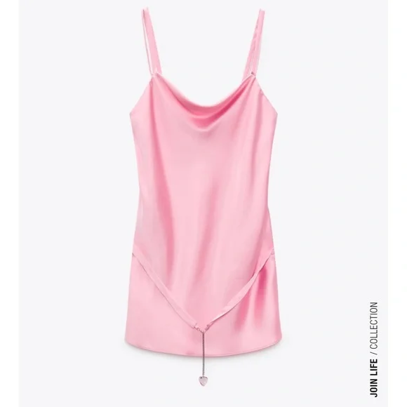 ✨SALE✨ZARA SATIN LINGERIE STYLE DRESS ✨SALE✨ - Picture 3 of 7